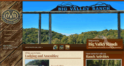 Desktop Screenshot of bigvalleyranch.com