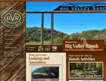 Tablet Screenshot of bigvalleyranch.com